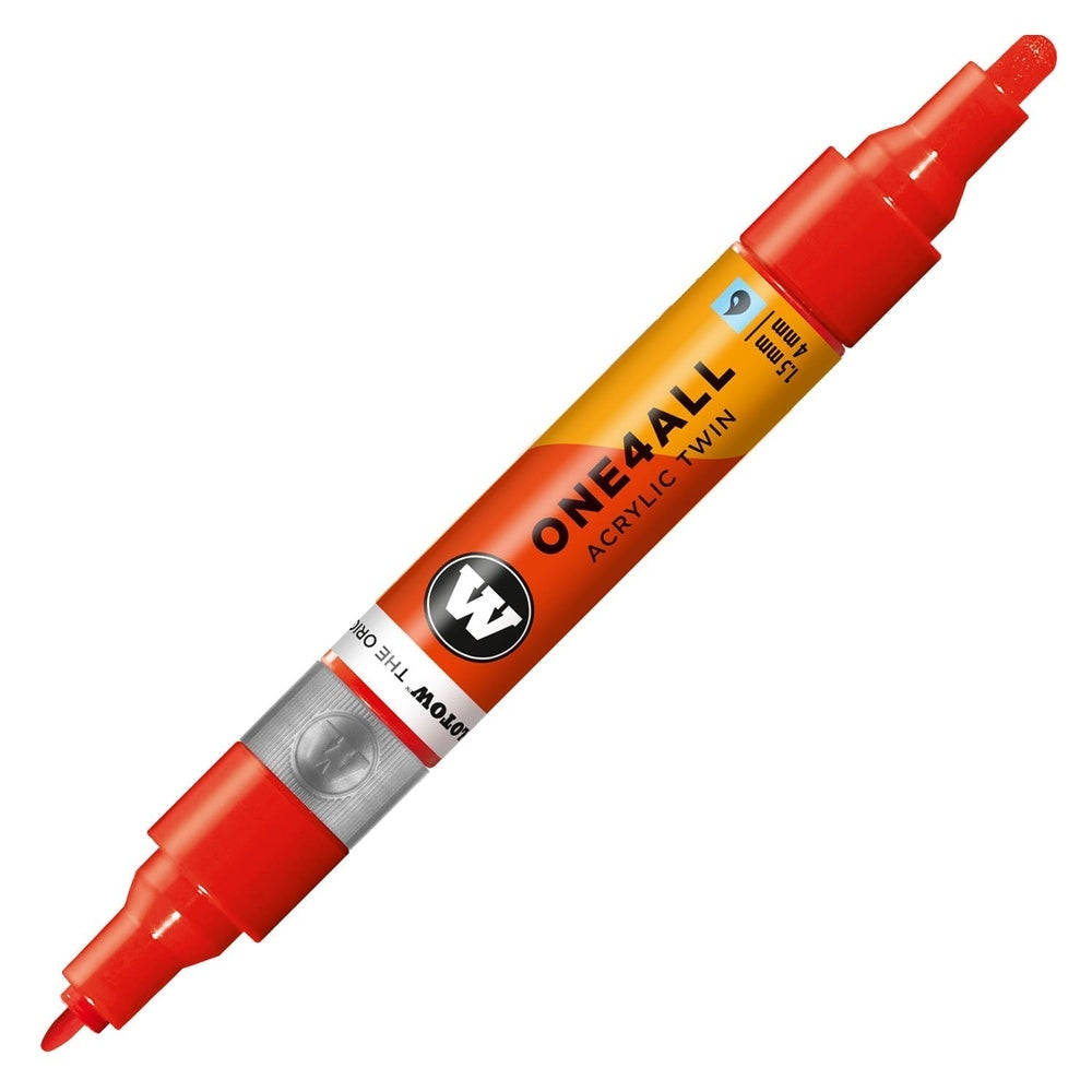 PREORDER Molotow - Markers - One4All - Twin - #013 Traffic Red 1.5 and 4mm