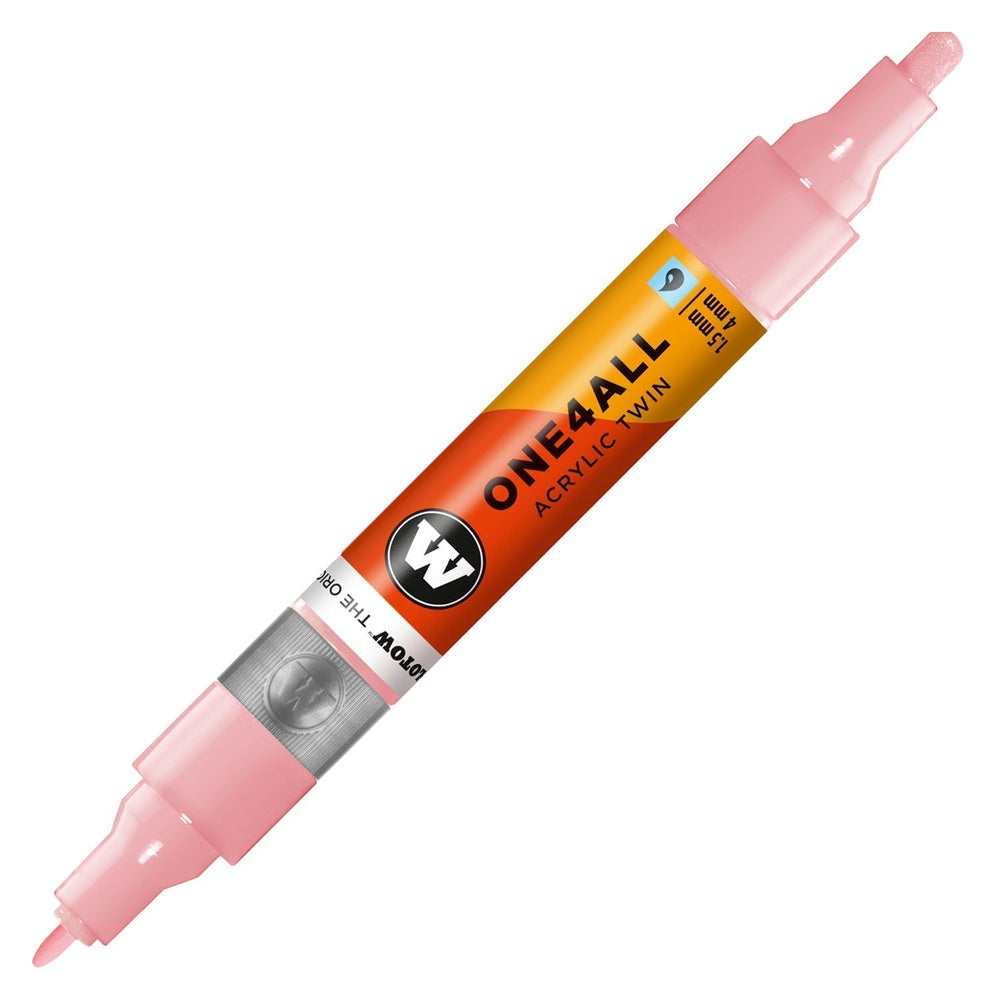 PREORDER Molotow - Markers - One4All - Twin - #207 Powder Pastel 1.5 and 4mm