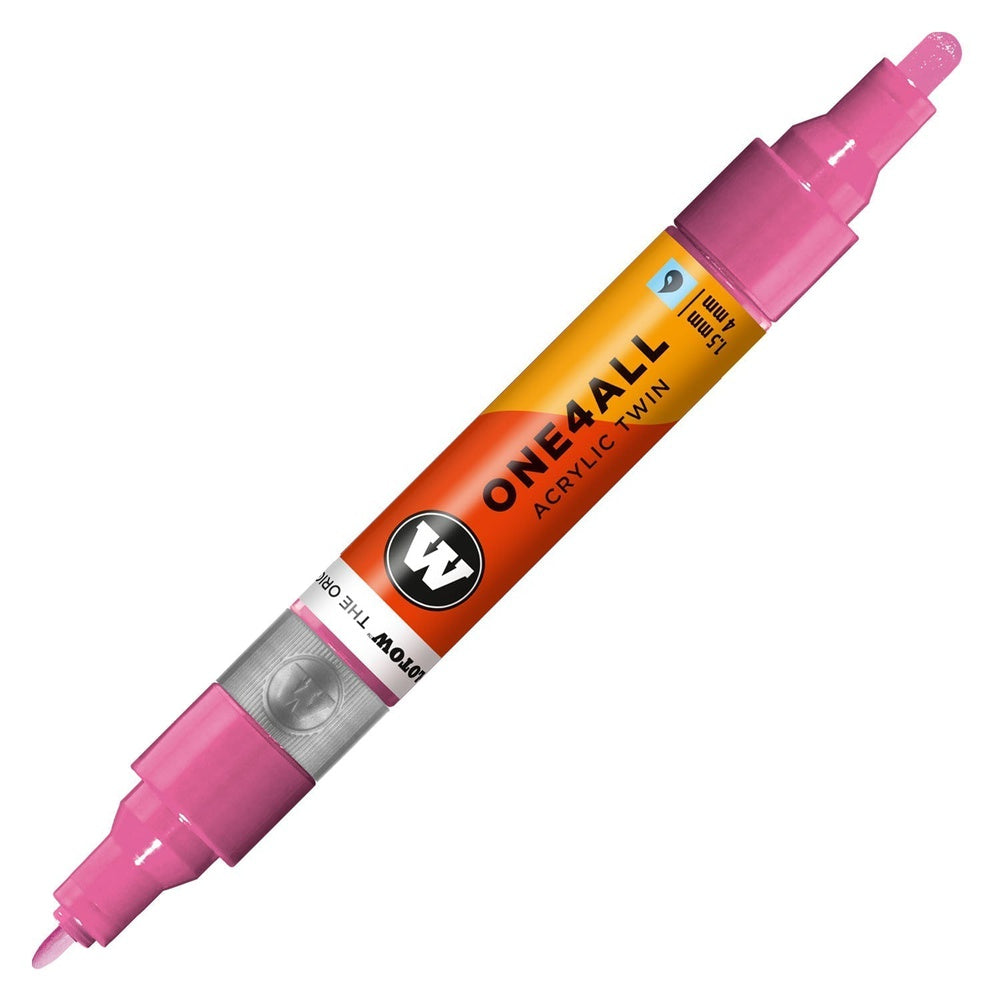 PREORDER Molotow - Markers - One4All - Twin - #231 Fuchsia Pink 1.5 and 4mm