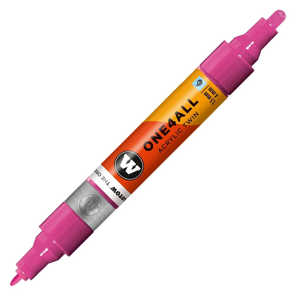 PREORDER Molotow - Markers - One4All - Twin - #232 Magenta 1.5 and 4mm