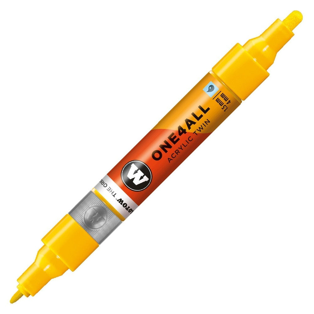 PREORDER Molotow - Markers - One4All - Twin - #239 Signal Yellow 1.5 and 4mm