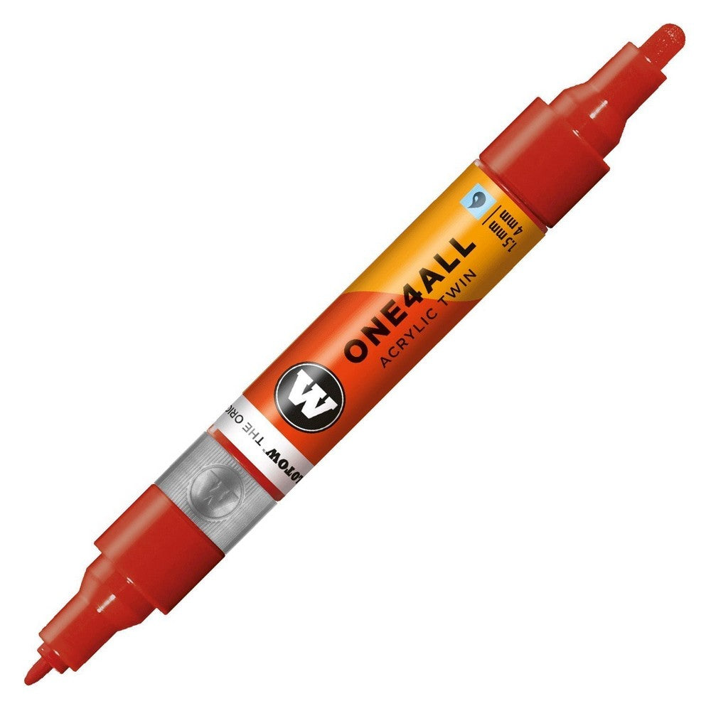 PREORDER Molotow - Markers - One4All - Twin - #245 Raspberry Red 1.5 and 4mm