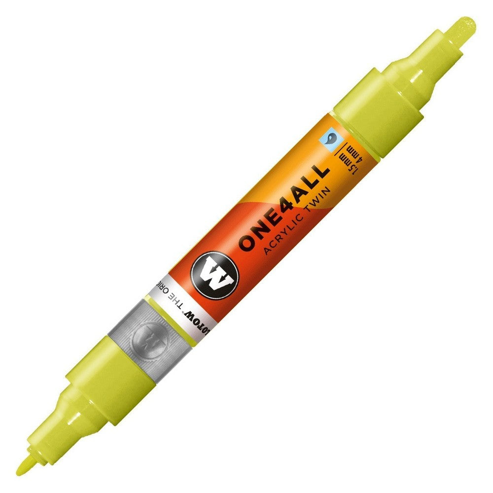 PREORDER Molotow - Markers - One4All - Twin - #257 Nature Green Light 1.5 and 4mm
