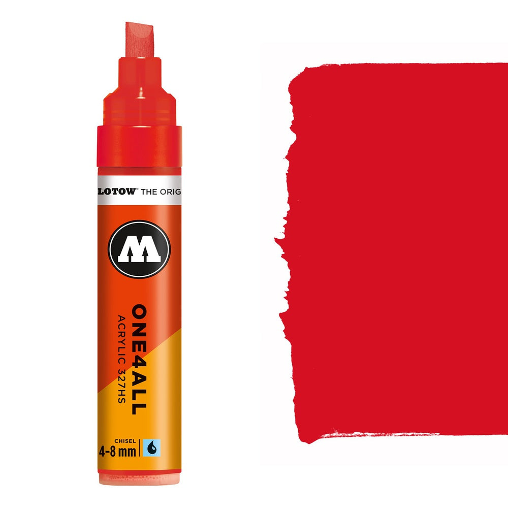 PREORDER Molotow - Markers - One4All - 327HS - #013 Traffic Red 4-8mm