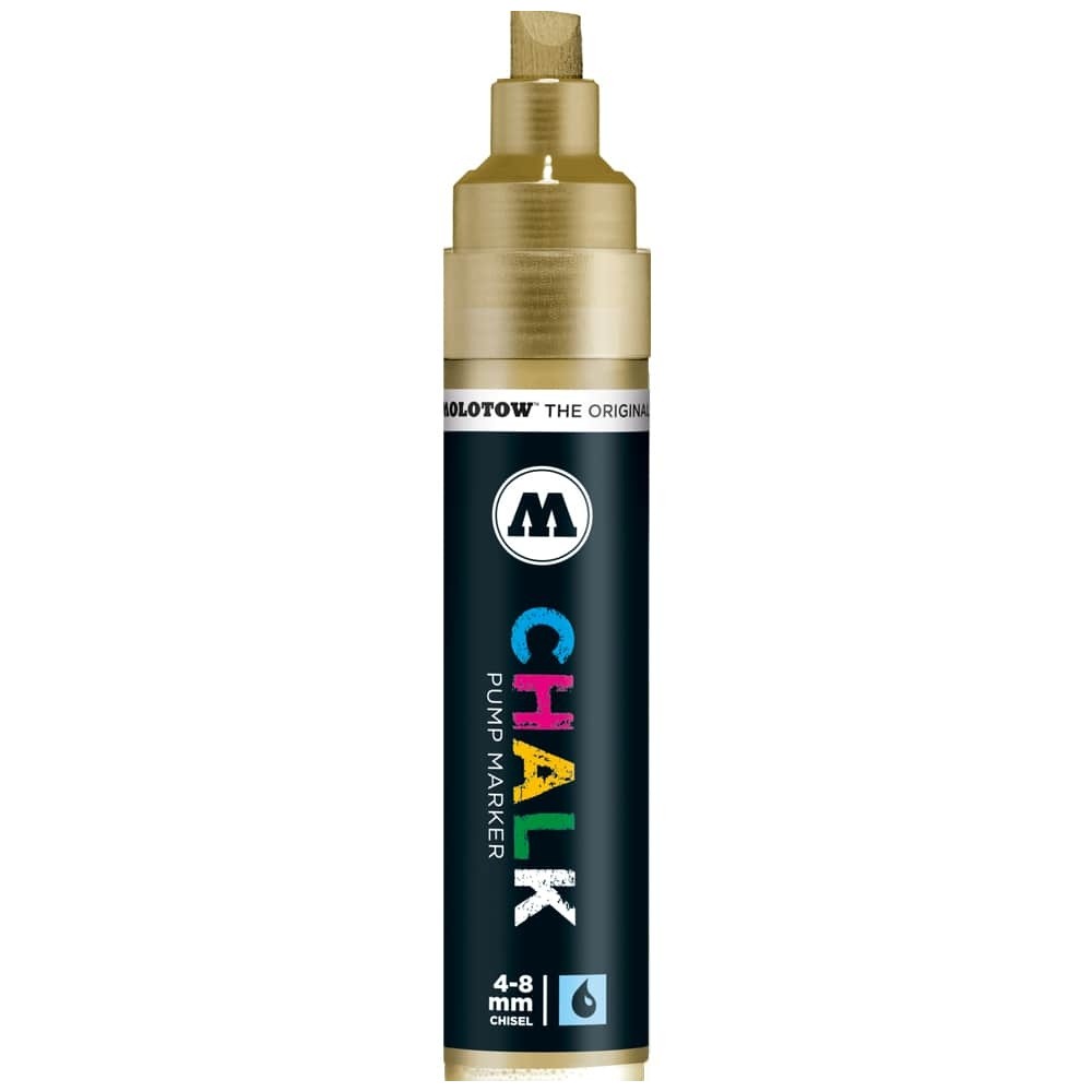 PREORDER Molotow - Markers - Chalk - #002 Metallic Gold 4-8mm