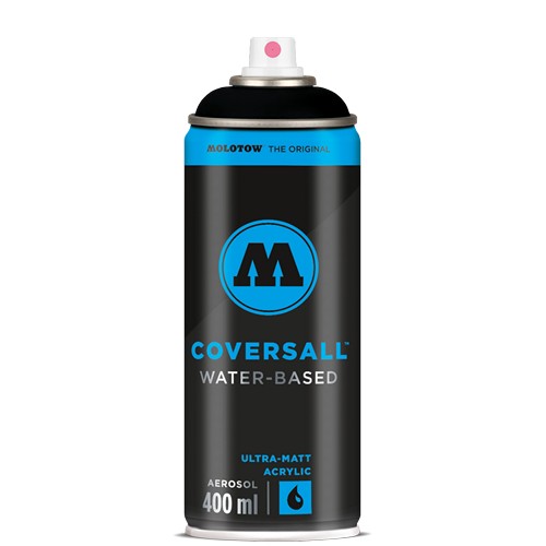 PREORDER Molotow - Aerosol Spray Primer - Coversall WB - Pure Black 400ml