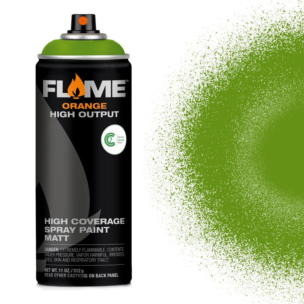 PREORDER Molotow - Aerosol Spray Primer - Flame Orange - #644 Kiwi Dark 400ml