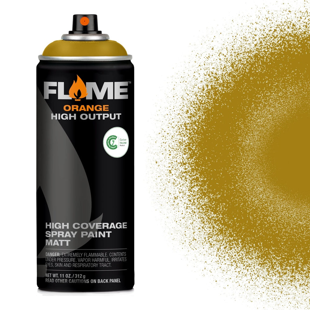 PREORDER Molotow - Aerosol Spray Primer - Flame Orange - #631 Mustard Dark 400ml