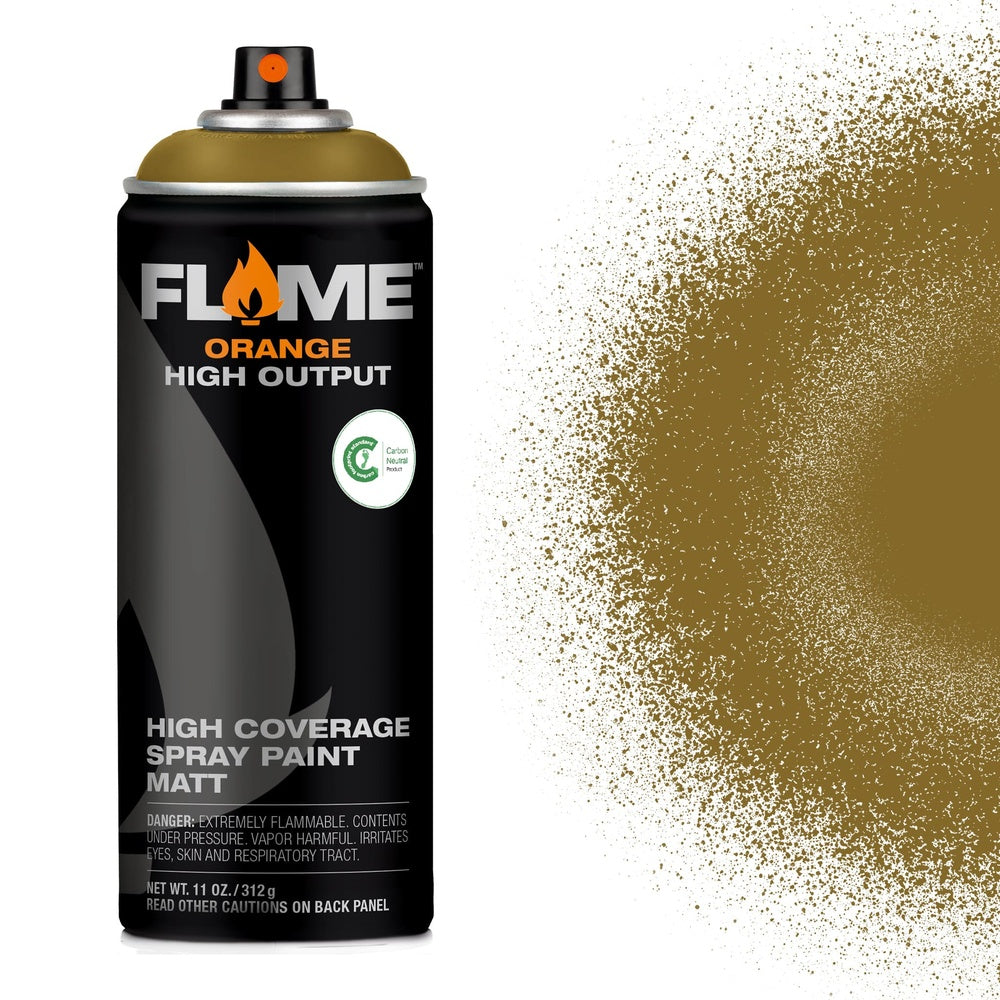 PREORDER Molotow - Aerosol Spray Primer - Flame Orange - #633 Khaki Green 400ml