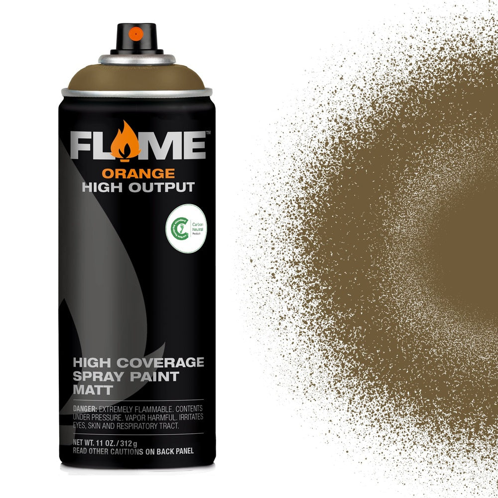 PREORDER Molotow - Aerosol Spray Primer - Flame Orange - #736 Khaki Grey 400ml