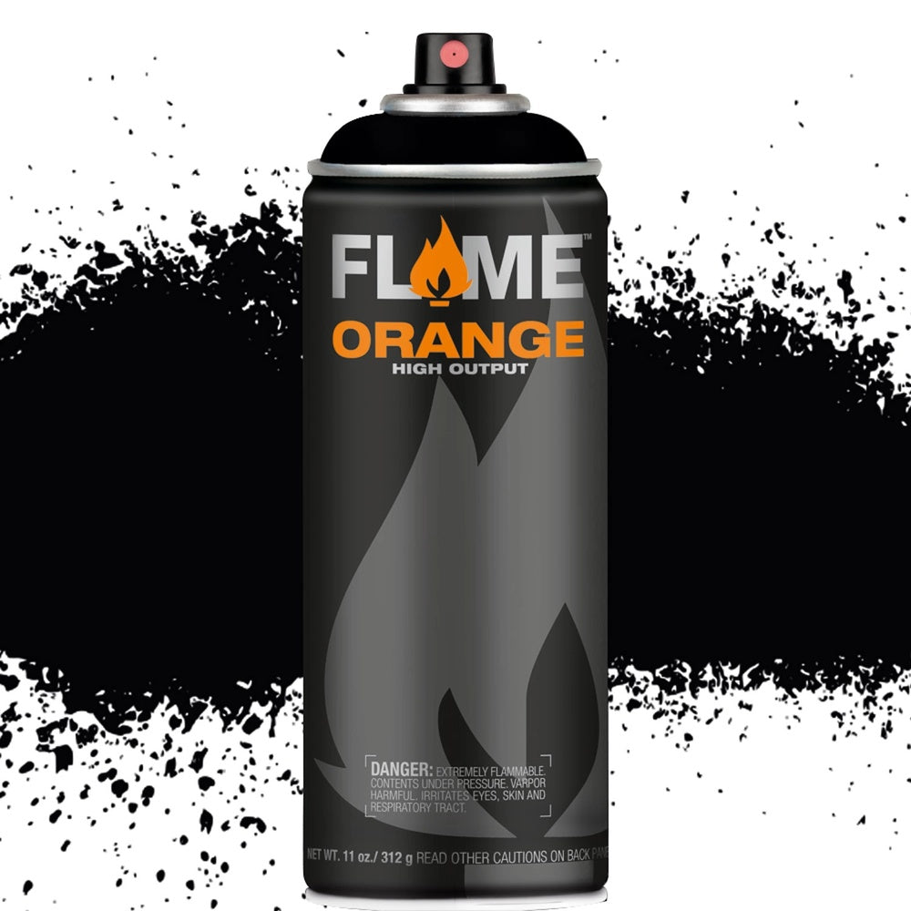 PREORDER Molotow - Aerosol Spray Primer - Flame Orange - #901 Thick Black 400ml