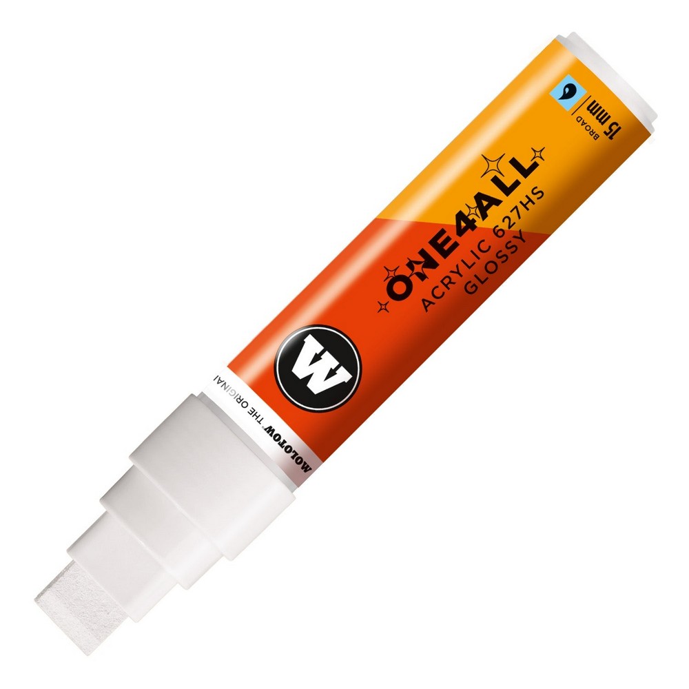 PREORDER Molotow - Markers - One4All - 627HS - #251 White Glossy 15mm