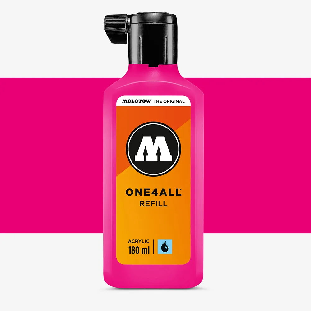 PREORDER Molotow - Markers - One4All - Refill - #217 Neon Pink Fluorescent 180ml