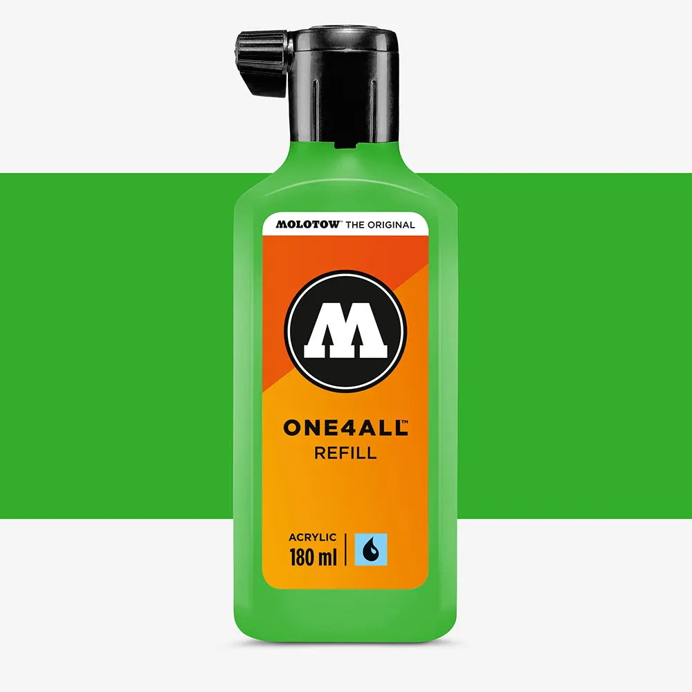 PREORDER Molotow - Markers - One4All - Refill - #219 Neon Green Fluorescent 180ml