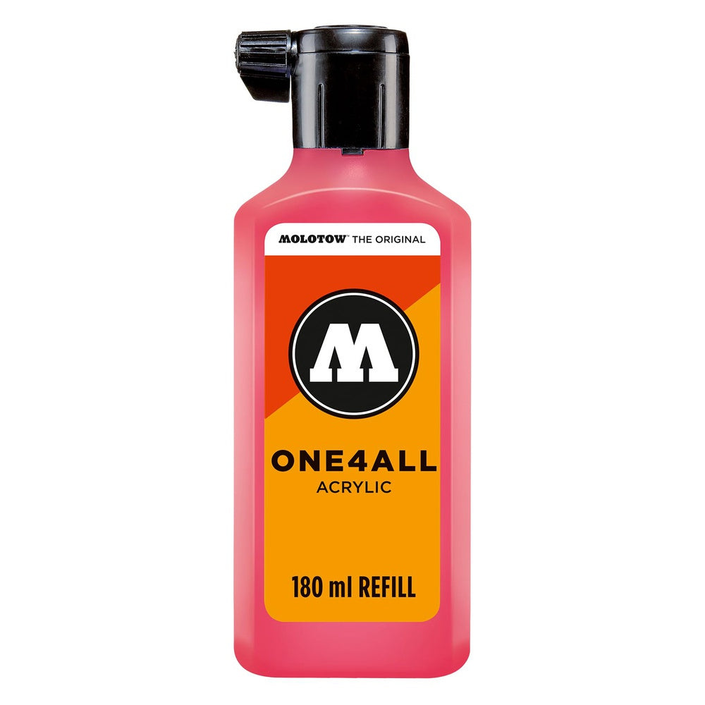 PREORDER Molotow - Markers - One4All - Refill - #262 Antistatik Neon Red Fluo 180ml