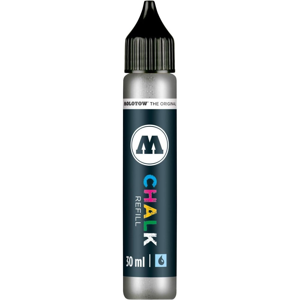 PREORDER Molotow - Equipment - Refill Chalk 30ml #001 Metallic Silver
