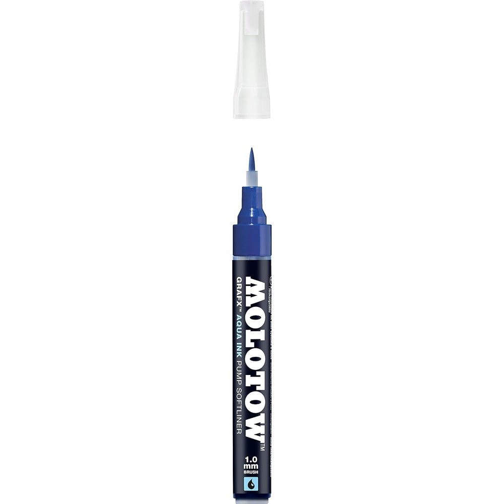 PREORDER Molotow - Markers - Aqua - Pump - Softliner - #011 Primary Blue 1mm