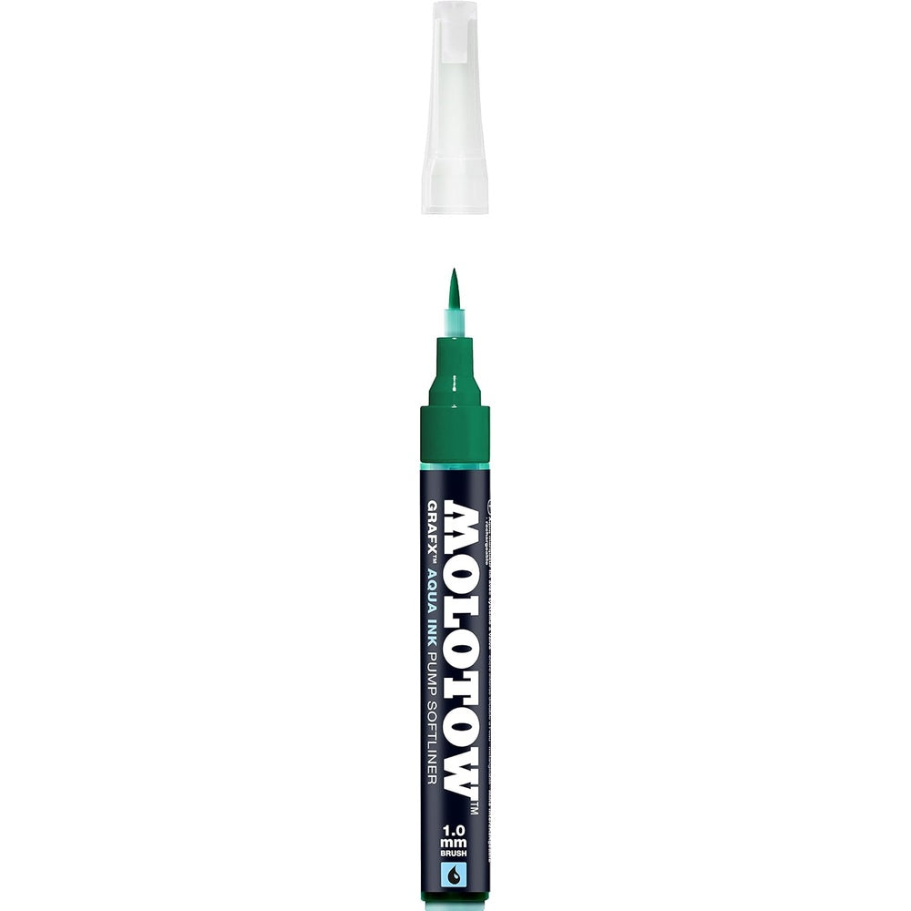 PREORDER Molotow - Markers - Aqua - Pump - Softliner - #015 Dark Green 1mm