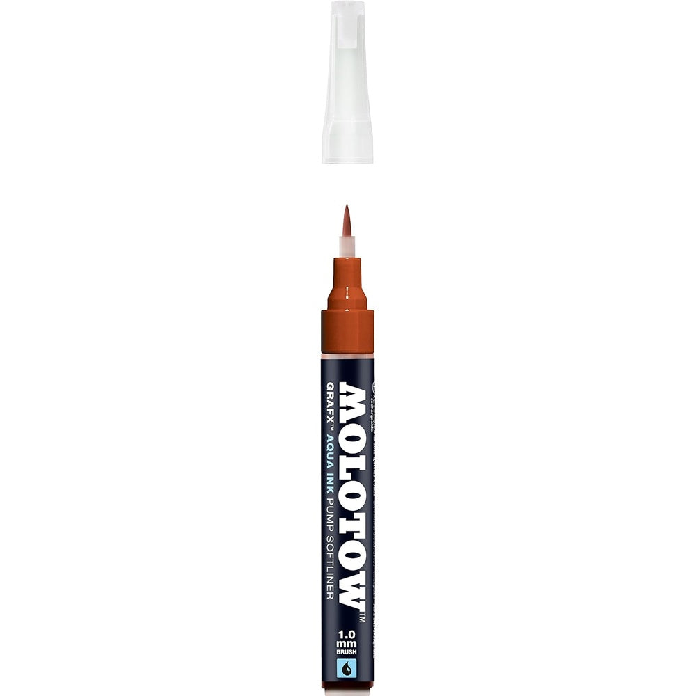 PREORDER Molotow - Markers - Aqua - Pump - Softliner - #019 Brown 1mm