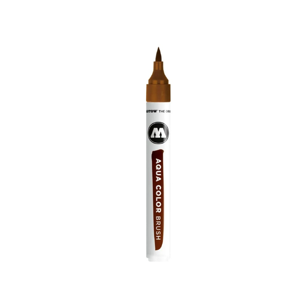 PREORDER Molotow - Markers - Aqua - Color - Brush - #019 Brown