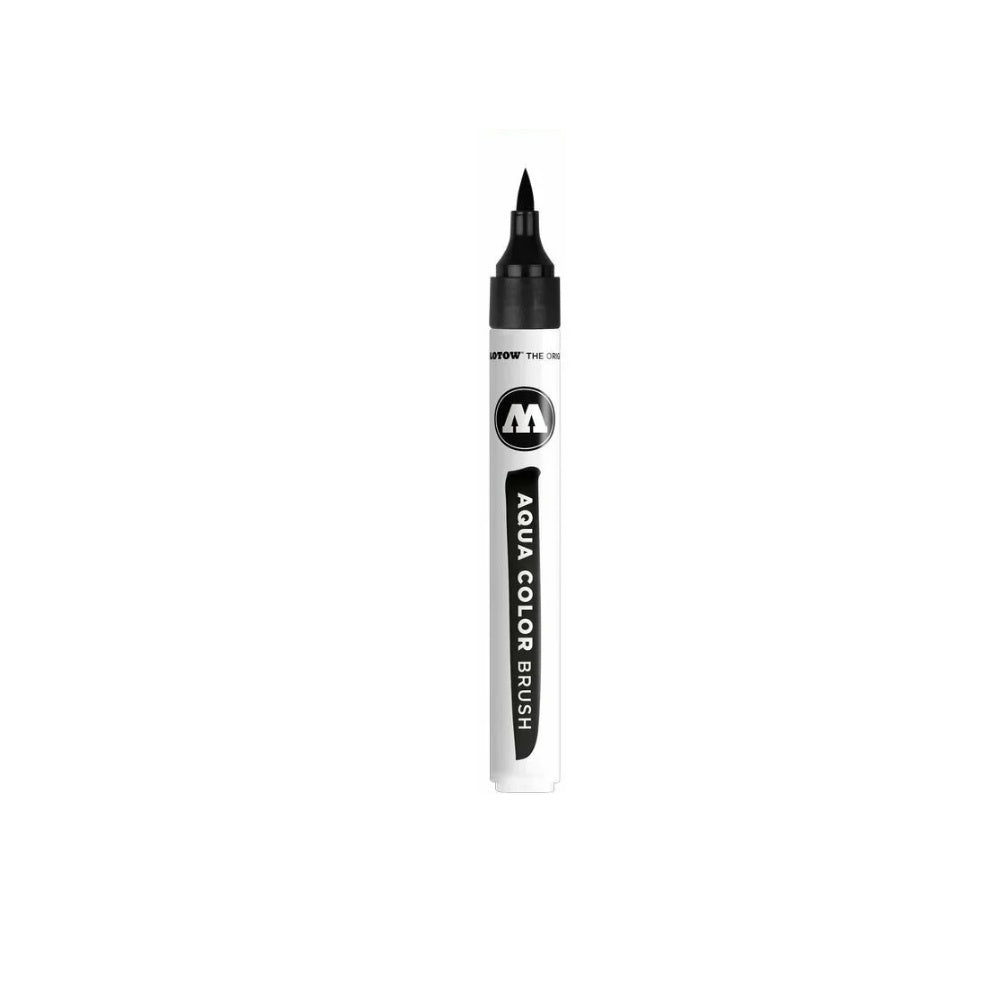 PREORDER Molotow - Markers - Aqua - Color - Brush - #022 Deep Black