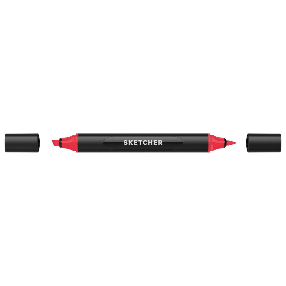 PREORDER Molotow - Markers - Sketcher - Brush and Chisel - Cherry Red
