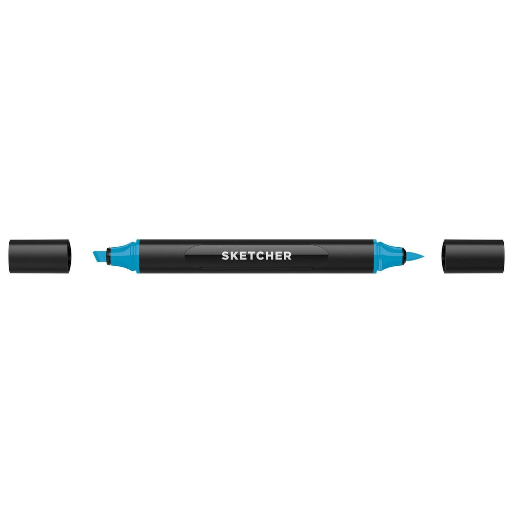 PREORDER Molotow - Markers - Sketcher - Brush and Chisel - Peacock Blue