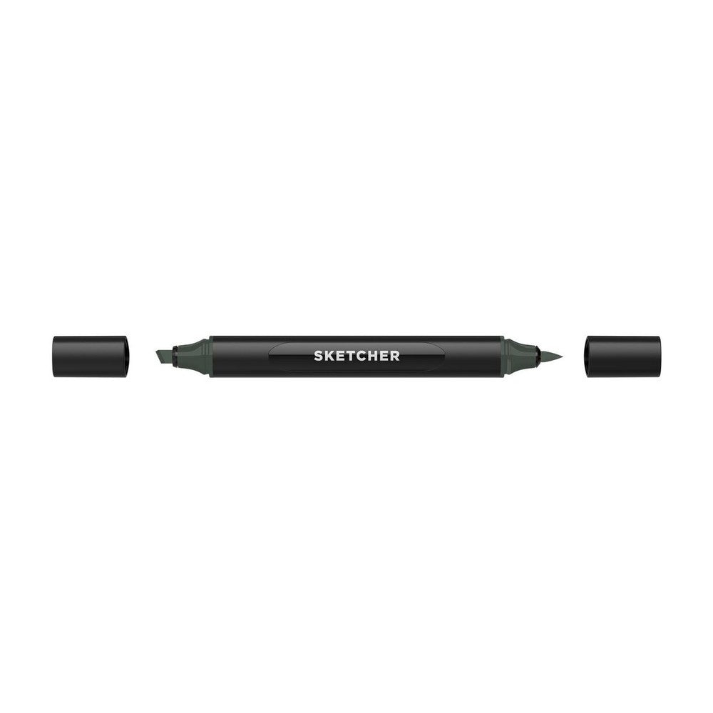 PREORDER Molotow - Markers - Sketcher - Brush and Chisel - Green Grey 5