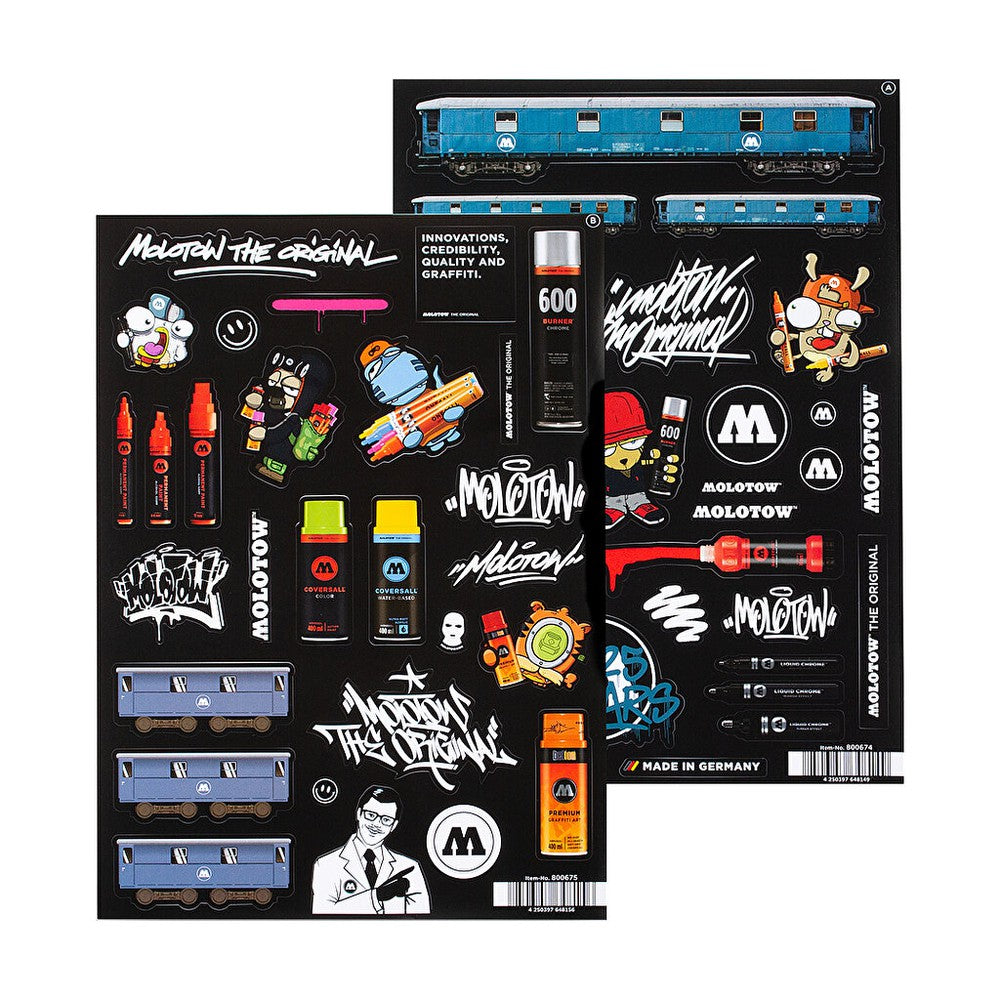 PREORDER Molotow - Merchandise - Sticker Sheet Set (A + B)