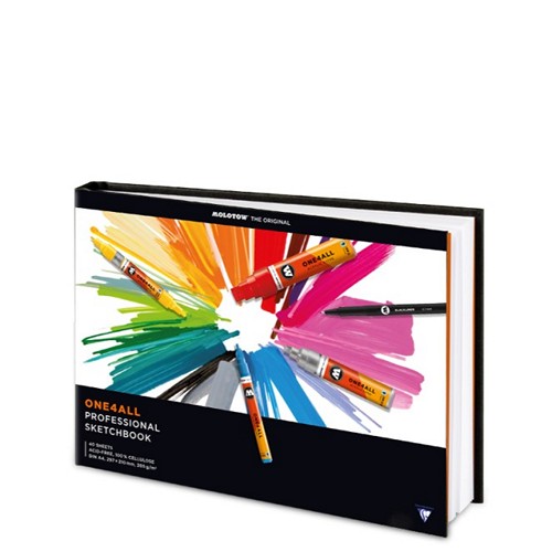 PREORDER Molotow - Merchandise - One4All Professional Sketchbook Din A4 Landscape