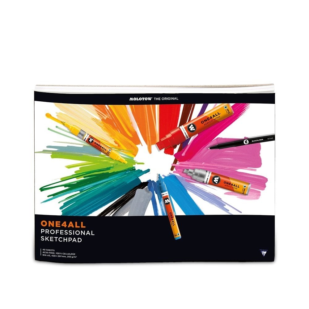 PREORDER Molotow - Merchandise - One4All Professional Sketchpad Din A3 Landscape