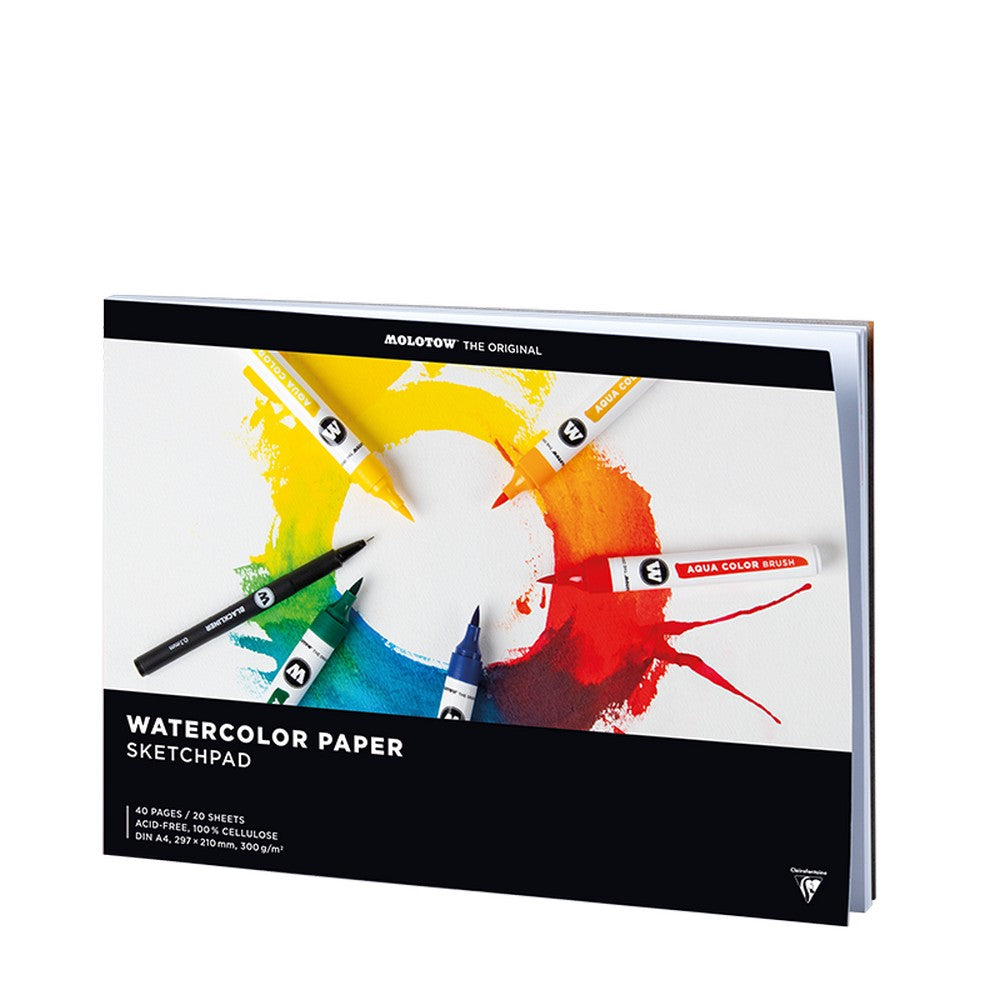 PREORDER Molotow - Merchandise - Aqua Pad A4 20 Sheets