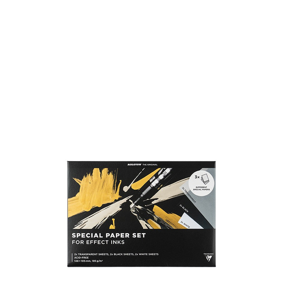 PREORDER Molotow - Merchandise - Special Paper Set For Effect Inks Din A6