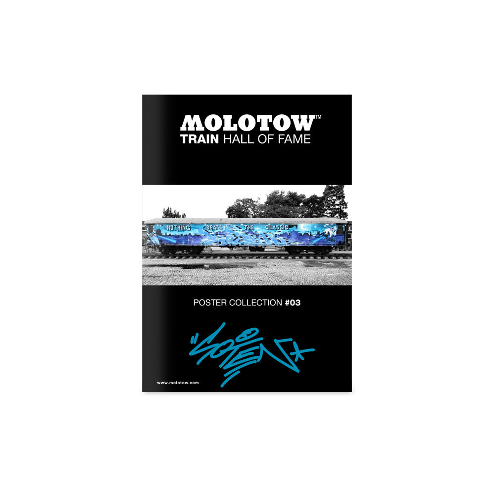 PREORDER Molotow - Merchandise - Posters - Train Hall Of Fame #03 Soten