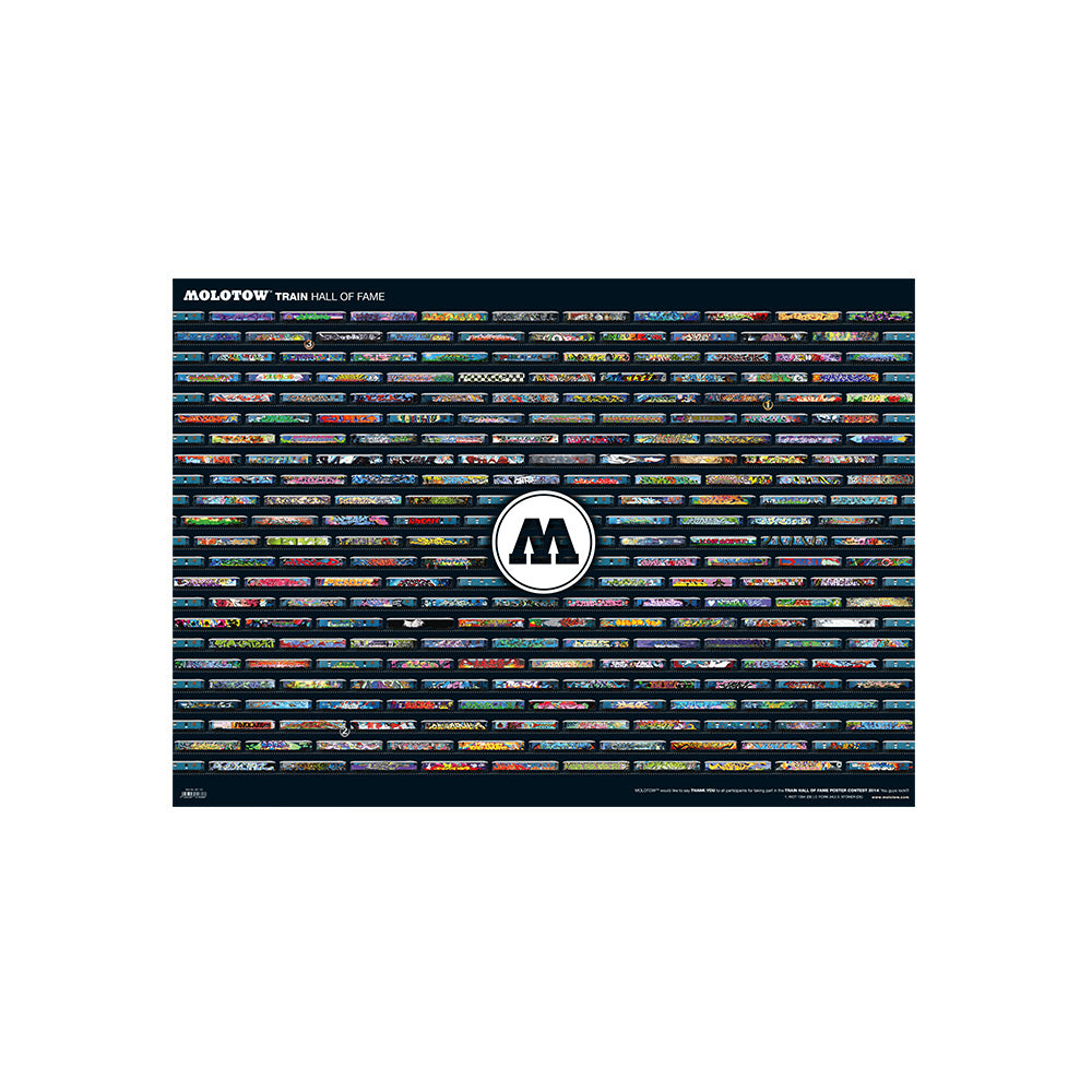 PREORDER Molotow - Merchandise - Posters - Hall Of Fame Contest Poster