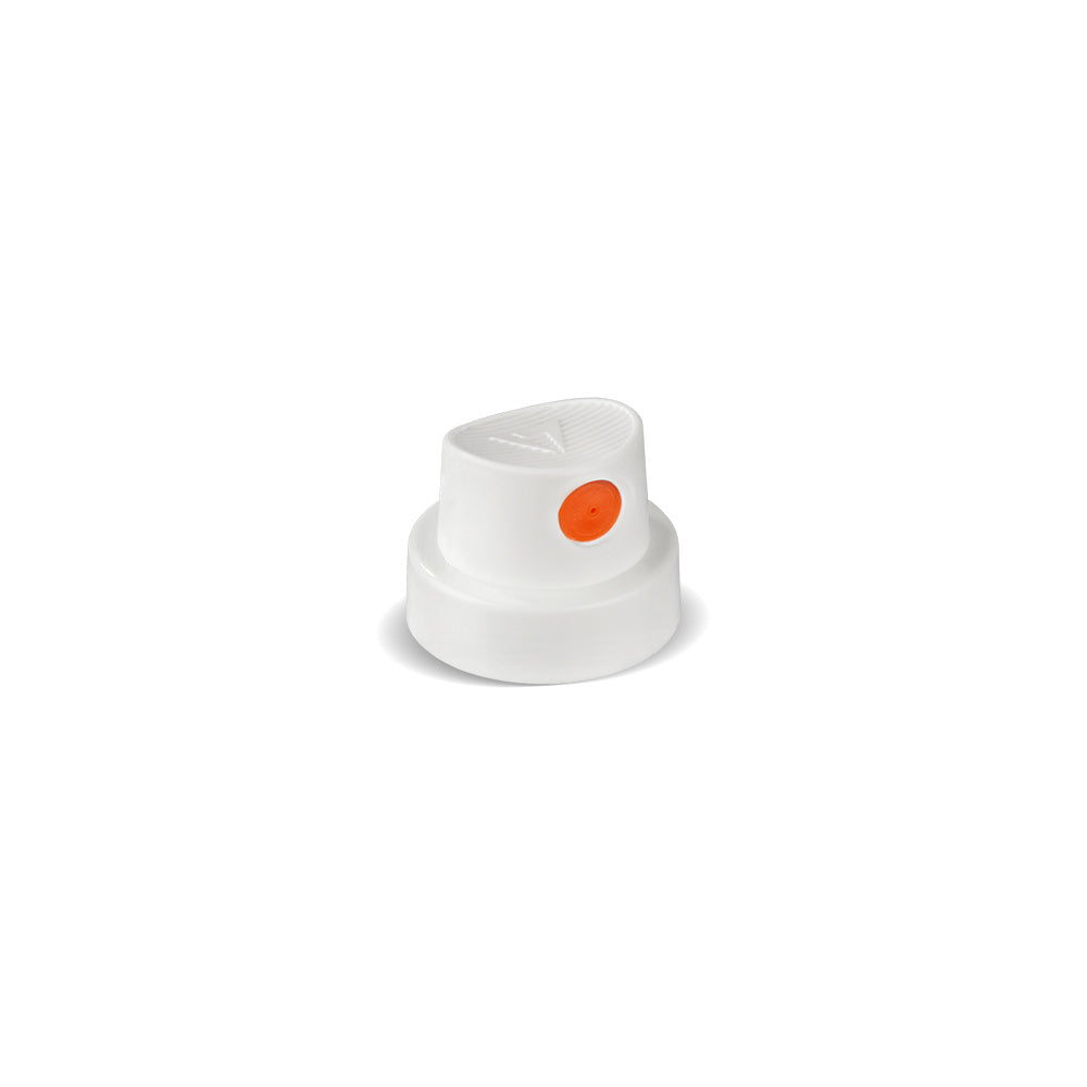 PREORDER Molotow - Merchandise - Clothing - Spray Cap Silent Fatcap White/Oran. Polybag 9006-100pc
