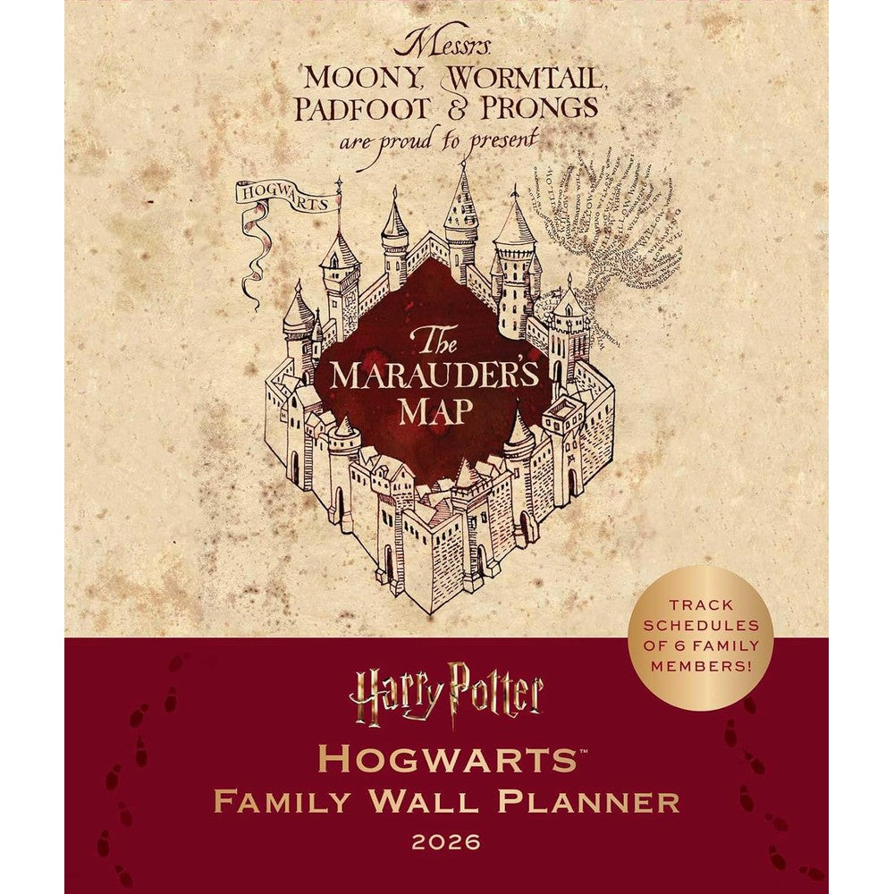 PREORDER 2026 Harry Potter: Hogwarts Family Wall Planner