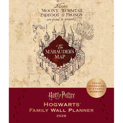 PREORDER 2026 Harry Potter: Hogwarts Family Wall Planner