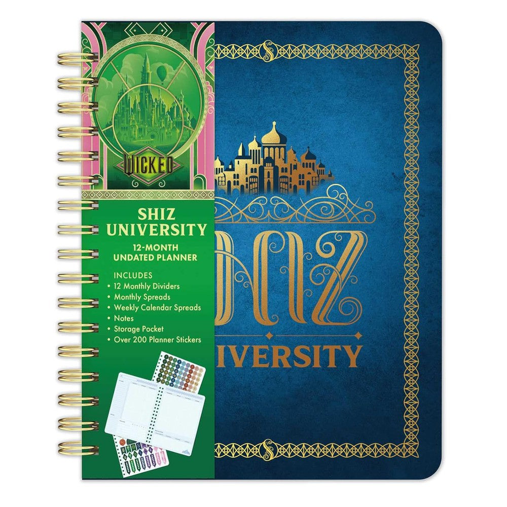 PREORDER Wicked: Shiz University 12-Month Undated Planner