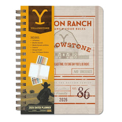 PREORDER 2026 Yellowstone: The Dutton Ranch 13-Month Weekly Planner