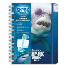 PREORDER 2026 Shark Week 13-Month Weekly Planner