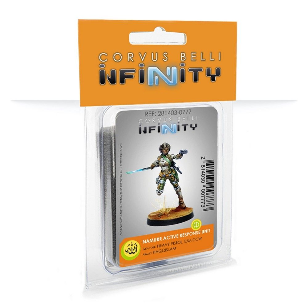PREORDER Infinity: Haqqislam - Namurr Active Response Unit (Heavy Pistol; E/M CCW)