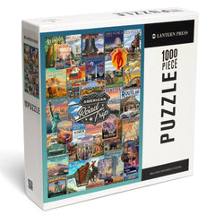 PREORDER 1000 Piece Puzzle American Road Trip