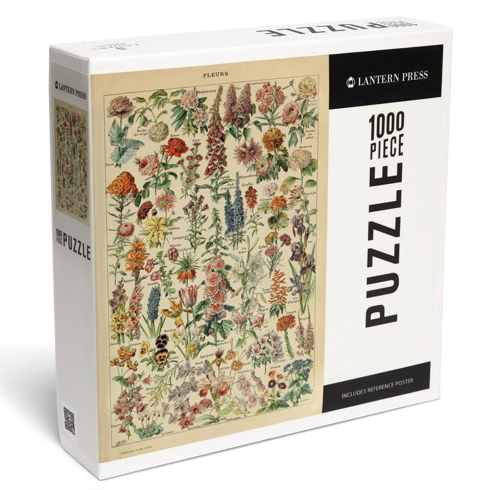 PREORDER 1000 Piece Puzzle Assorted Flowers E Vin