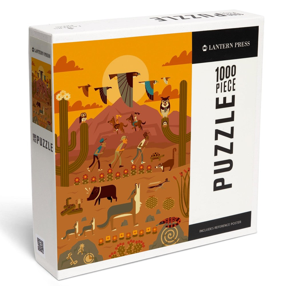 PREORDER 1000 Piece Puzzle Desert Geometric Dayti