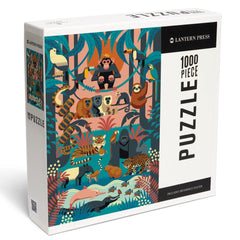 PREORDER 1000 Piece Puzzle Jungle Textured Geomet