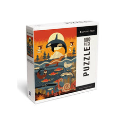 PREORDER 1000 Piece Puzzle Marine Animals Geometr