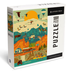 PREORDER 1000 Piece Puzzle Mountain Geometric