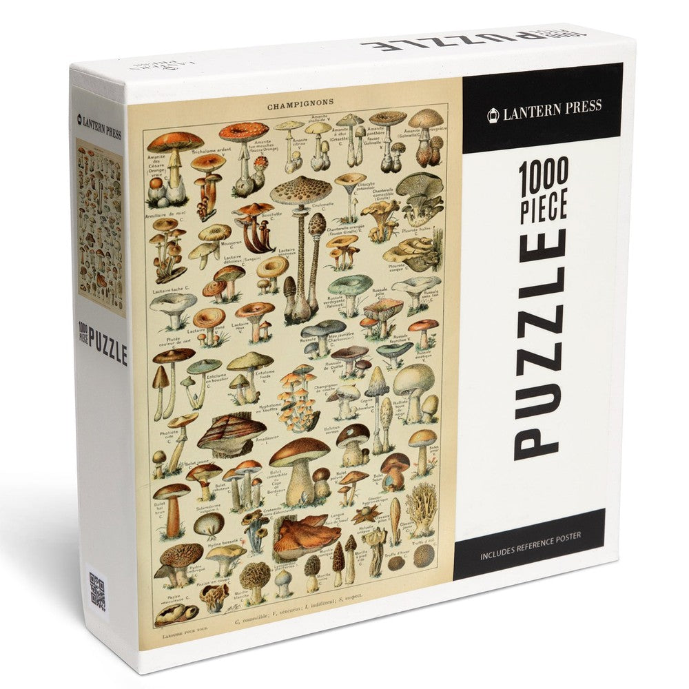 PREORDER 1000 Piece Puzzle Mushrooms C Vintage Bo