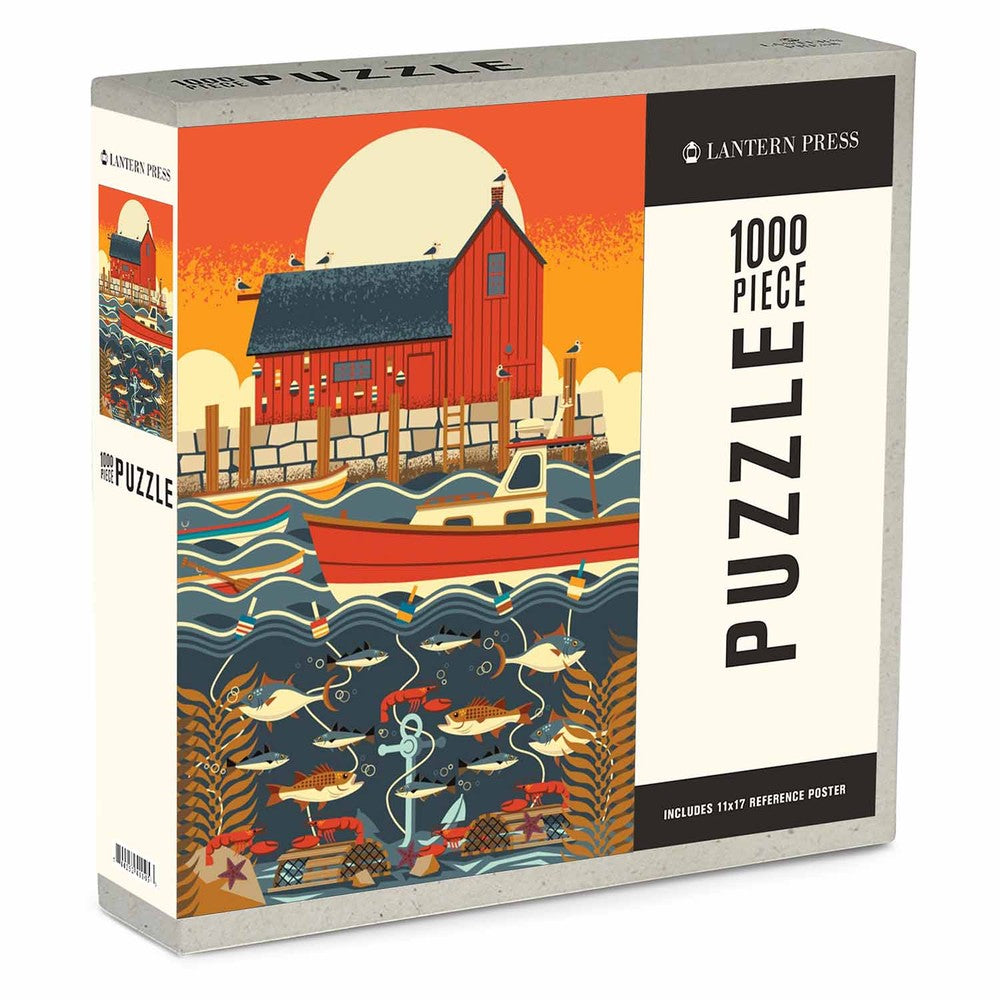 PREORDER 1000 Piece Puzzle Nautical Geometric
